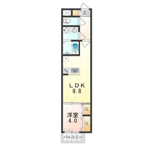 H-maison清水丘【2階】の間取り
