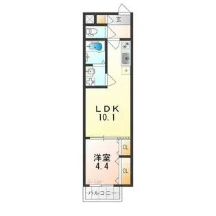 H-maison清水丘【2階】の間取り