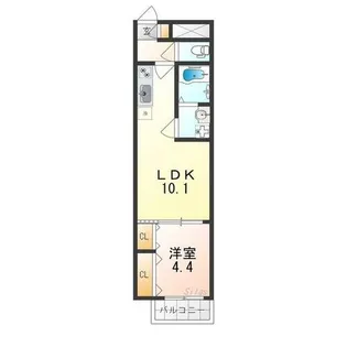 H-maison清水丘【3階】の間取り