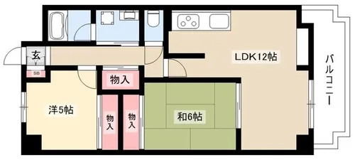 ウーリィパレス大森【102号室】の間取り
