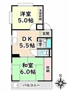 愛知県名古屋市南区豊田3丁目【マンション】の間取り