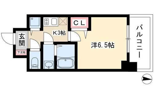 プレサンス大須プライマル【0503号室】の間取り