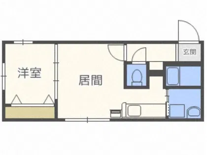 セカンドアベニューA【3階】の間取り
