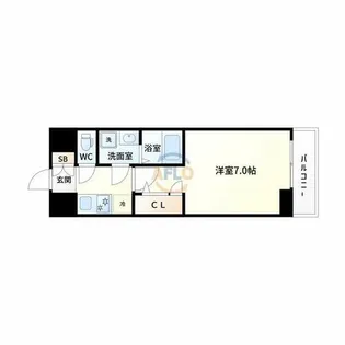 ライジングメゾン新大阪サウス【3階】の間取り