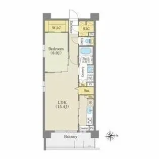 アデグランツ藤が丘【5階】の間取り