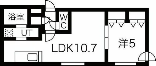 ALPHA S7W8【4階】の間取り