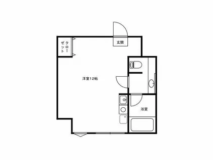 ベルガ片野【3階】の間取り