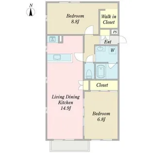 ソル・エルマーナ【0101号室】の間取り