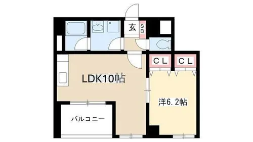 CASA NISHIKAWA【3階】の間取り