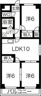 Annex Pair【4階】の間取り