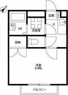 アンプルール ブワ【2階】の間取り