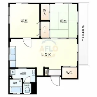 横山ビル【2階】の間取り