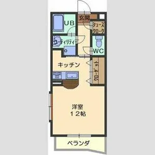 Foresta【301号室】の間取り