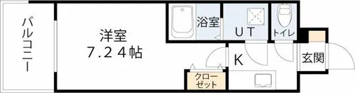 GROOVE今福鶴見【10階】の間取り