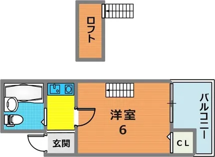 菊水ハイツ【103号室】の間取り