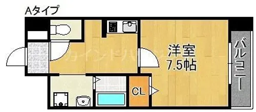 ソレアードコート【3階】の間取り