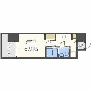 SERENiTE福島scelto【7階】の間取り