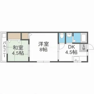 大阪府守口市小春町【マンション】の間取り