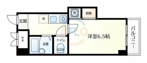 アンタンテ7th【6階】の間取り
