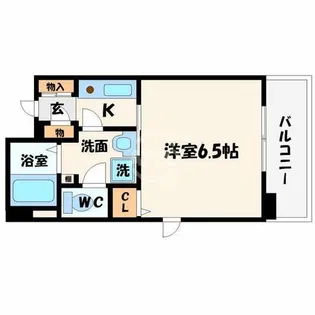アクアプレイス東天満【3階】の間取り