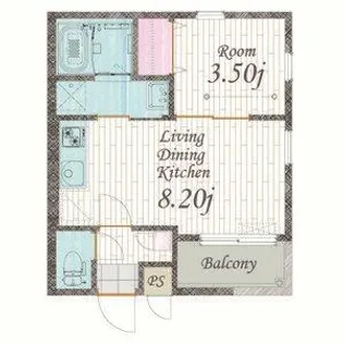 Cherim 本陣十王町 South【1階】の間取り