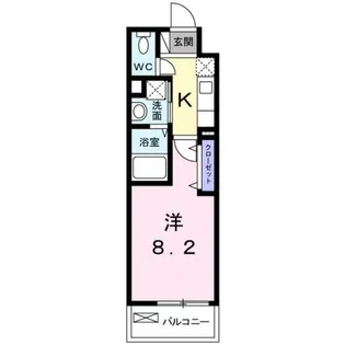 バンブー・ラン【2階】の間取り
