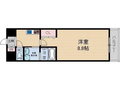 彩都シオン【3階】の間取り