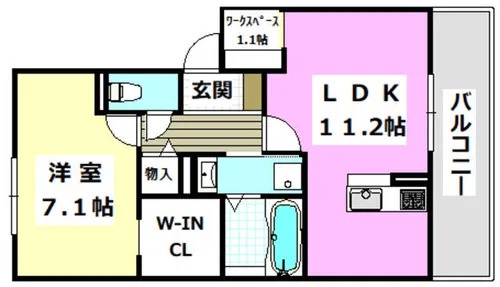 セジュール南耳原【3階】の間取り
