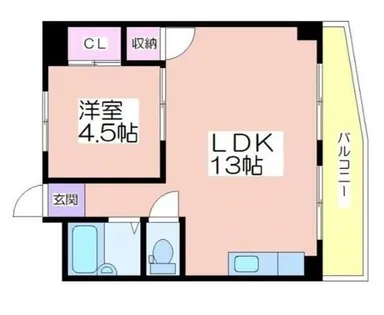 Grand corp Cattleya【4階】の間取り