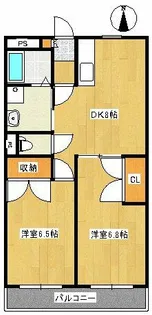 フォレストヒルⅢ【305号室】の間取り