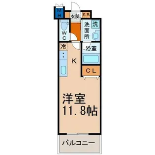 IARIM新瑞橋【2階】の間取り