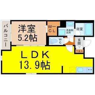 カロス新栄【3階】の間取り