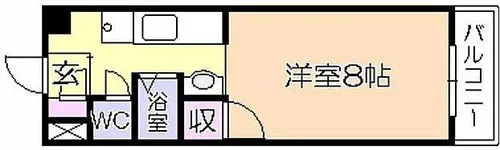 江崎ガーデンビル【401号室】の間取り