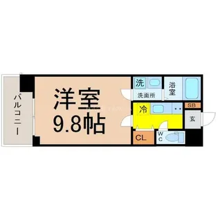 SPAZIO METALLO(スパジオメタロ)【5階】の間取り