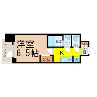 メイクス矢場町II【8階】の間取り