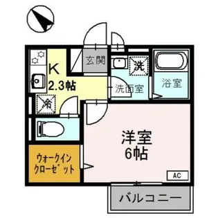 大阪府枚方市南中振1丁目【アパート】の間取り