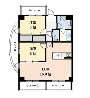 フォルムGP 2号棟【4階】の間取り