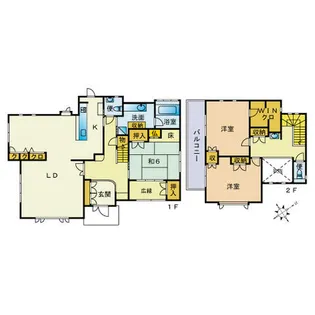 福岡県福岡市城南区七隈5丁目【一戸建】の間取り