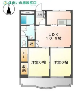 愛知県高浜市湯山町4丁目【マンション】の間取り