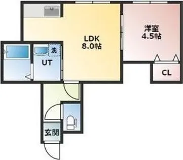 シャイニングスター【3階】の間取り