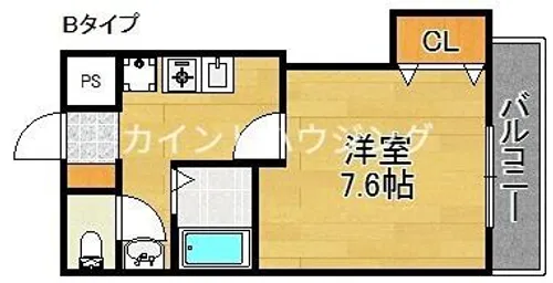 M’PLAZA住吉公園弐番館【6階】の間取り
