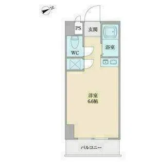 Vita六番町(ヴィータロクバンチョウ)【0412号室】の間取り