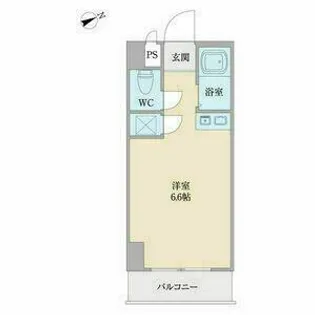 Vita六番町(ヴィータロクバンチョウ)【0708号室】の間取り