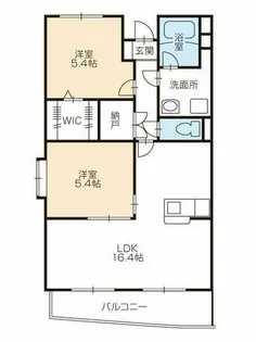 エムロード【3階】の間取り