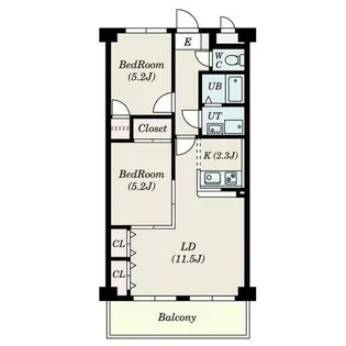 カーサ木村【4階】の間取り