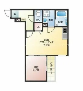 doro片野【2階】の間取り