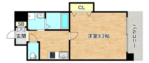 大阪府東大阪市長堂2丁目【マンション】の間取り