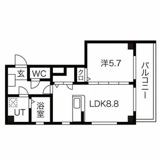 Ju・Ju【1階】の間取り