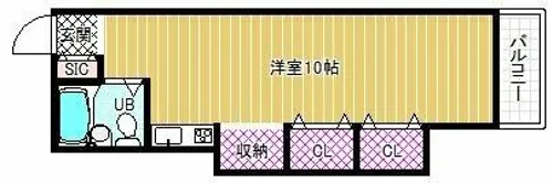 ハイツヴィラローズ【3階】の間取り