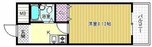 エルベ27【4階】の間取り
